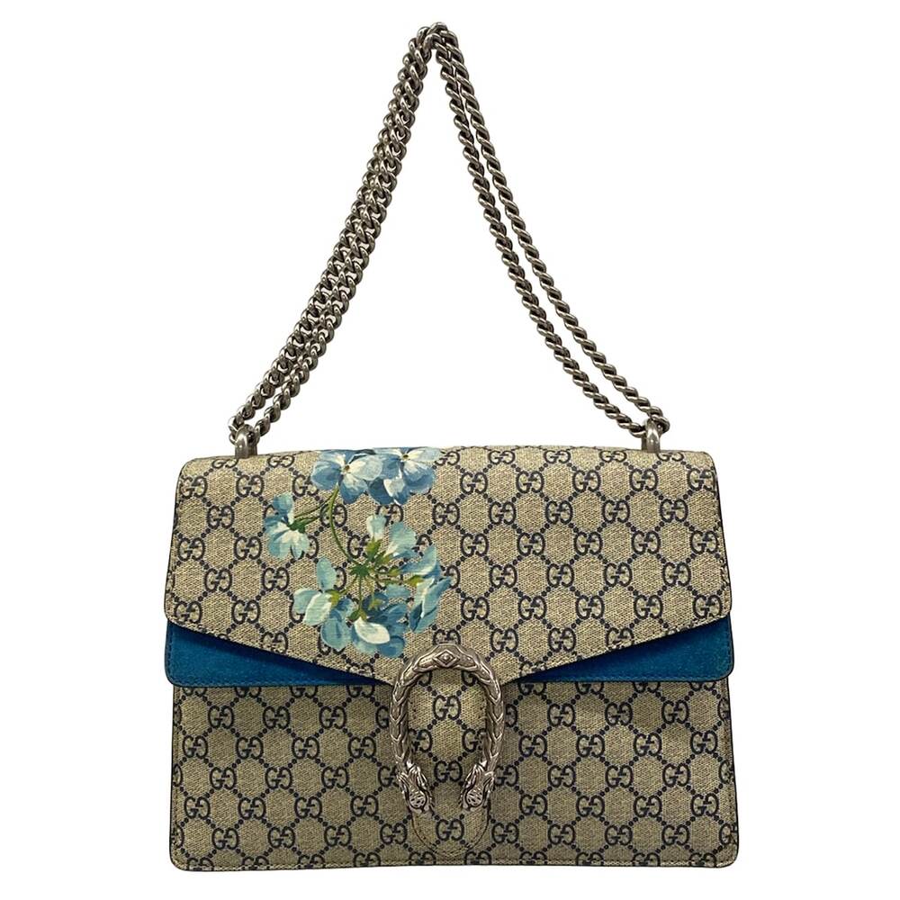 Gucci Blooms Dionysus Chain Shoulder Bag Shoulder Bag Navy Beige Multi